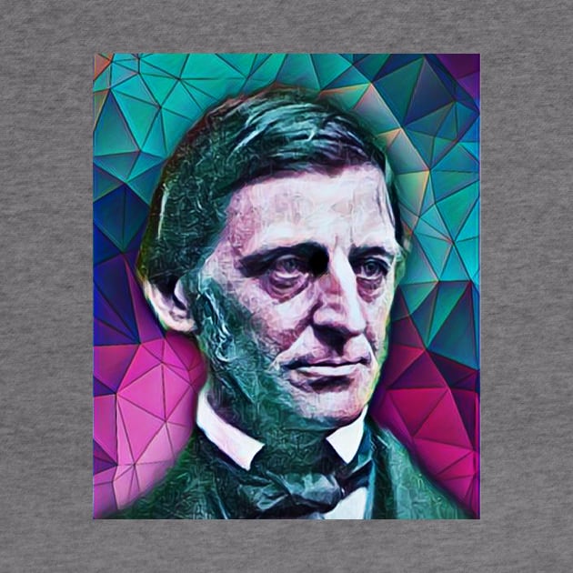 Ralph Waldo Emerson Portrait | Ralph Waldo Emerson Artwork 8 by JustLit